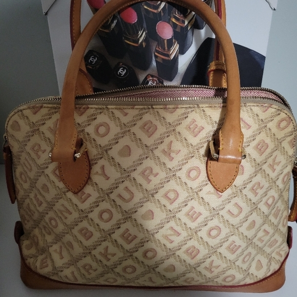 Dooney & Bourke Beige Satchel - Picture 2 of 14